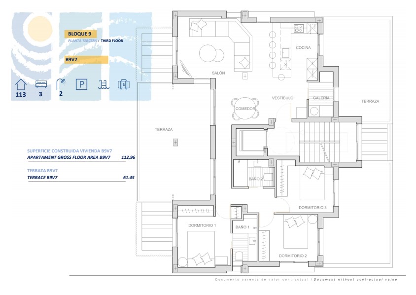 Mirador de Santa Rosalía II Floor Plans